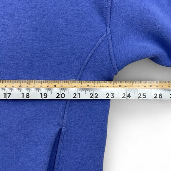 Lululemon Scuba Funnel Half Zip Blue Sweatshirt Pullover Oversize Women's XS / S - Picture 7 of 12
